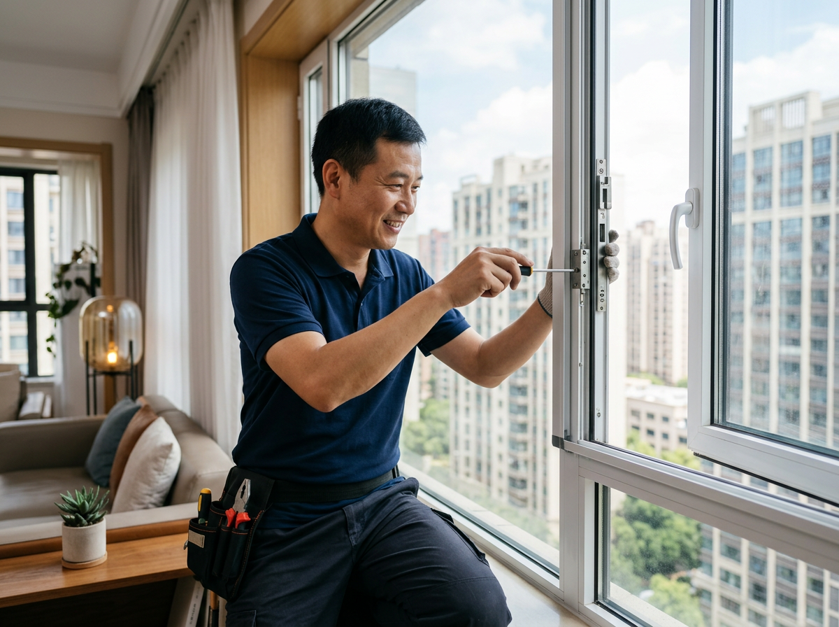 门窗维修服务实景图