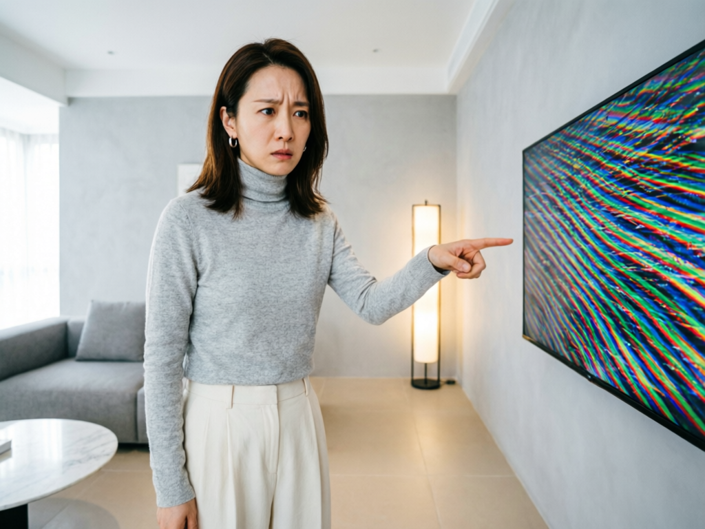 电视开不了机故障检测，工程师使用专业仪器排查电源板问题