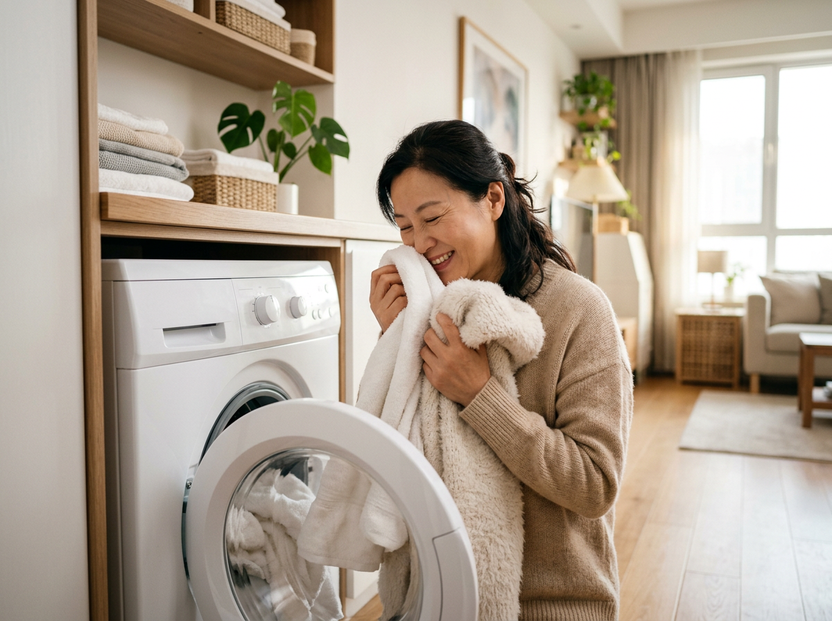 洗衣机清洗服务实景图