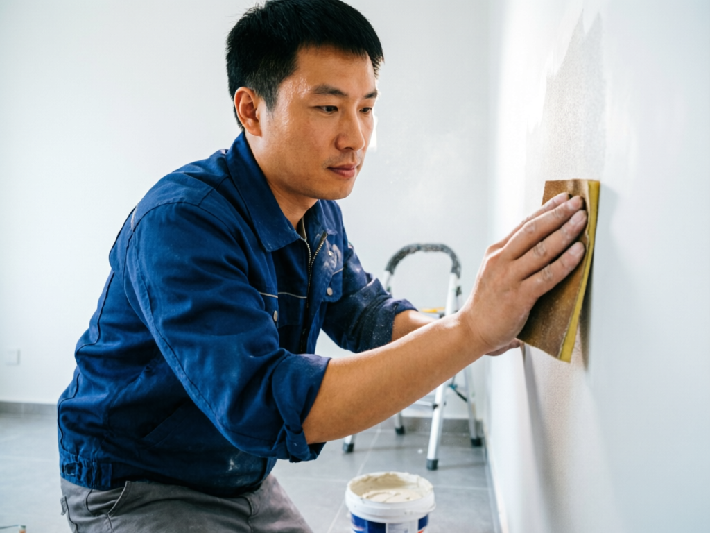 墙面修补服务实景图