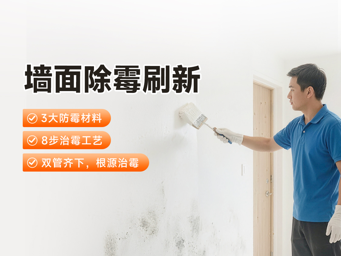 墙面发霉刷新（2㎡）